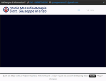 Tablet Screenshot of giuseppemanzo.com